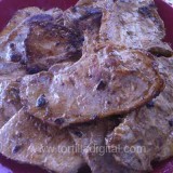 Chuletas con hongos