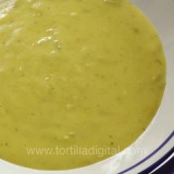 Crema de chile poblano