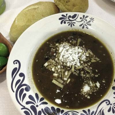 Crema de cuitlacoche (huitlacoche)