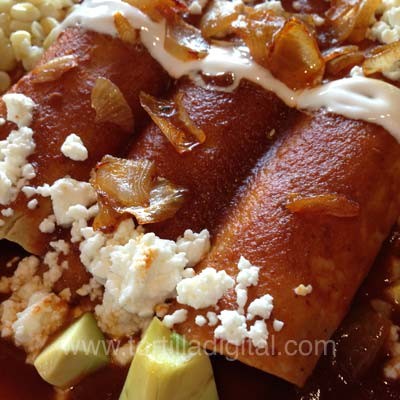 Enchiladas estilo Durango