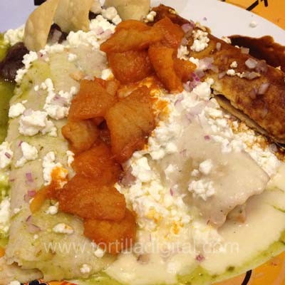 Enchiladas queretanas