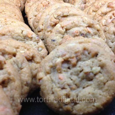 Galletas de chocolate y nuez