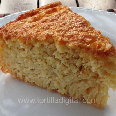 Pastel de elote