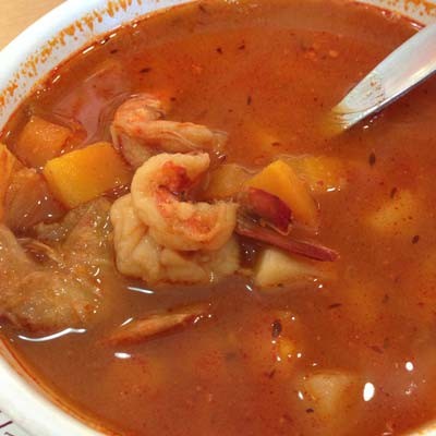 Pozole de camarón