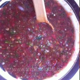 Salsa de chile ancho con jitomate