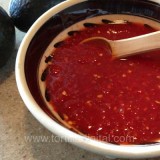 Salsa de chile ancho