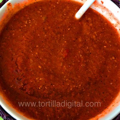 Salsa de chile chipotle