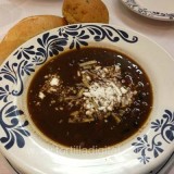 Sopa azteca de Frijoles