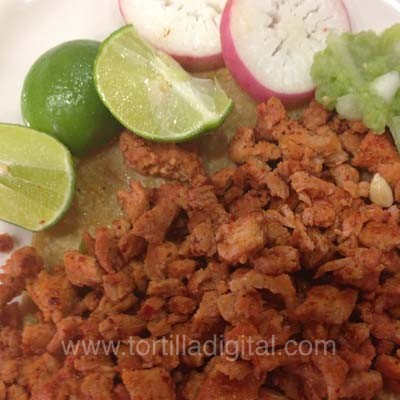 Tacos de cecina