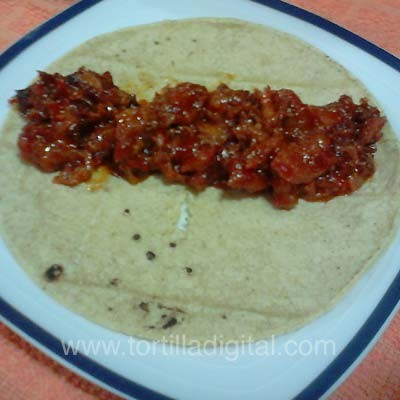 Tacos placeros de chicharrón prensado